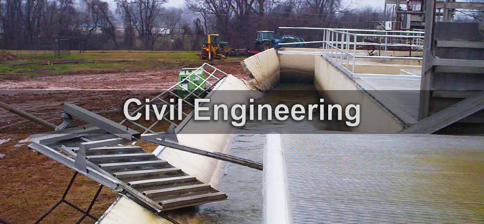 Civil engineering for municipalities, medical complexes, office buildings, parking structures, industrial plants, religious facilities